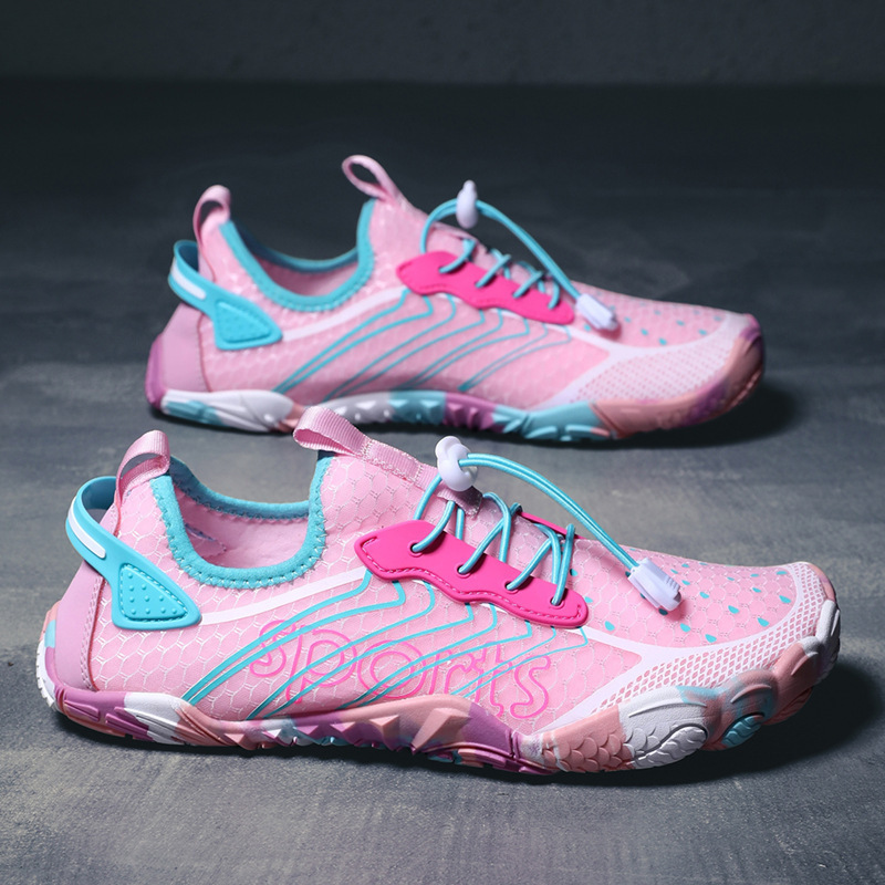 Picture of Colorful New Beach Shoes for Women, Wading Shoes for Men, Swimming Shoes for Couples, Quick-Drying Breathable River Tracing Shoes, Hiking Shoes for Adults