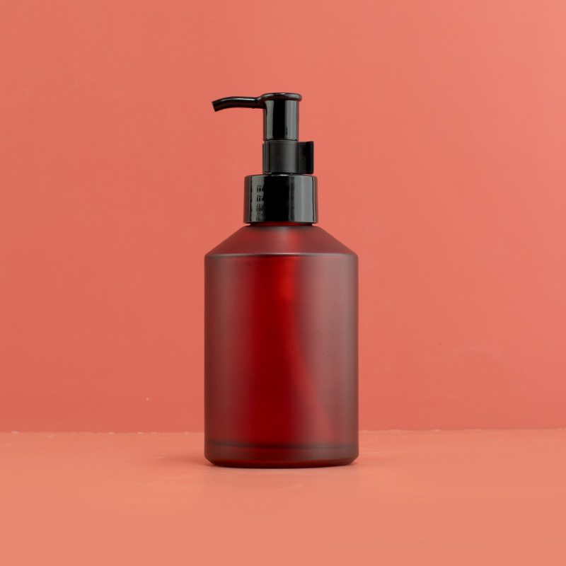 Picture of Press cleansing oil empty bottle essence glass makeup remover long mouth lotion bottle body milk essential oil