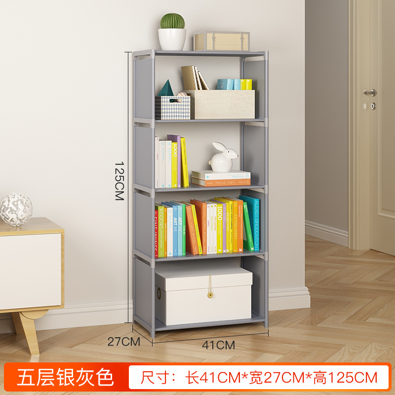 Picture of Bookcase trapezoidal bookshelf multi-layer combination bookcase shelf children student bookshelf classroom locker storage bookshelf