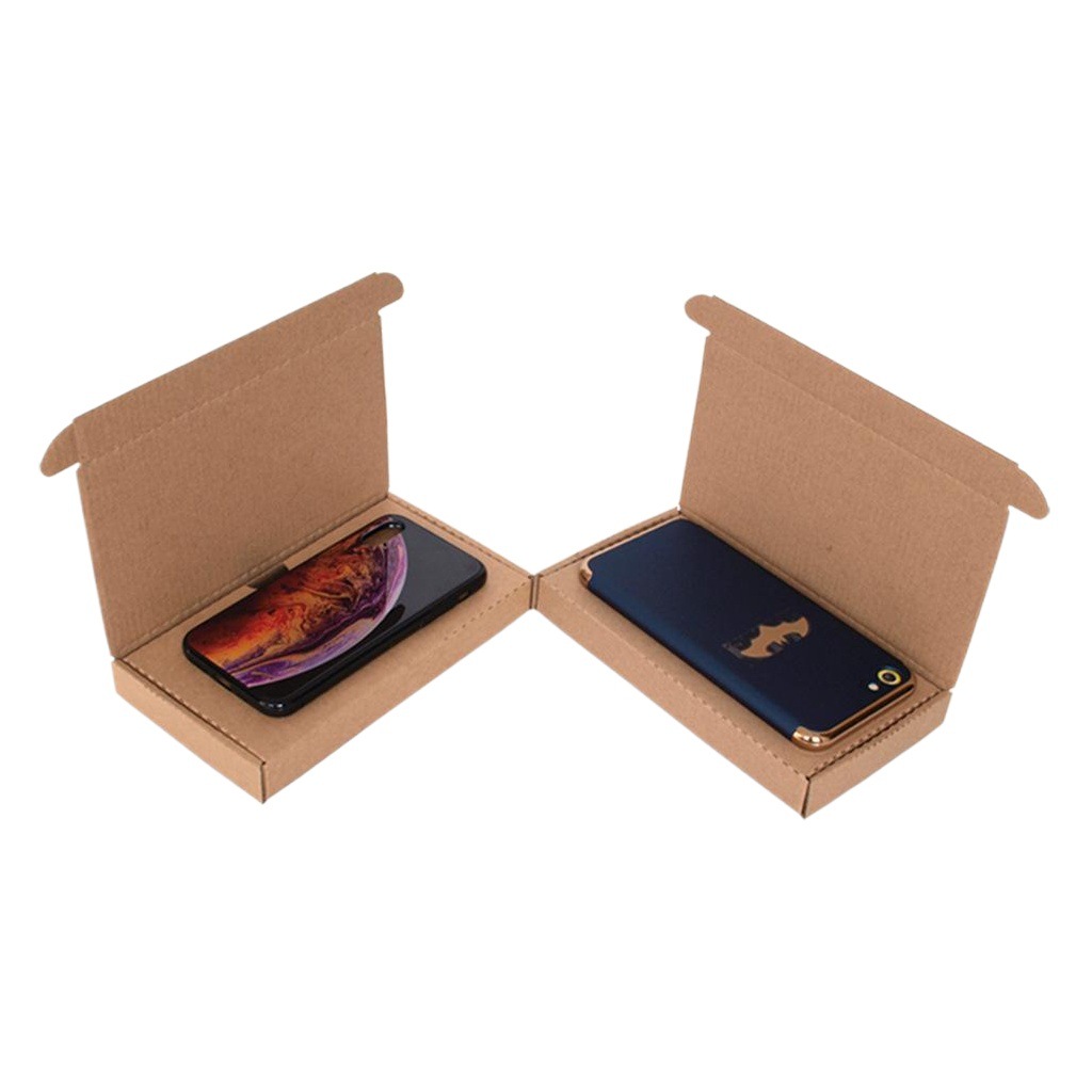 Carton Factory Corrugated Paper Tempered Film Packaging Box Spot Digital Accessories Delivery Airplane Box Mobile Phone Environmental Protection