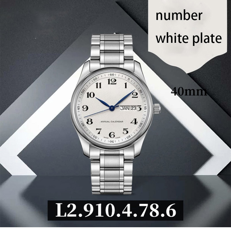 Picture of High-Quality Watch Famous Craftsman Classic Three-Hand Fashion Ultra-Thin Steel Band Fully Automatic Mechanical Watch Men's Danaleno Watch
