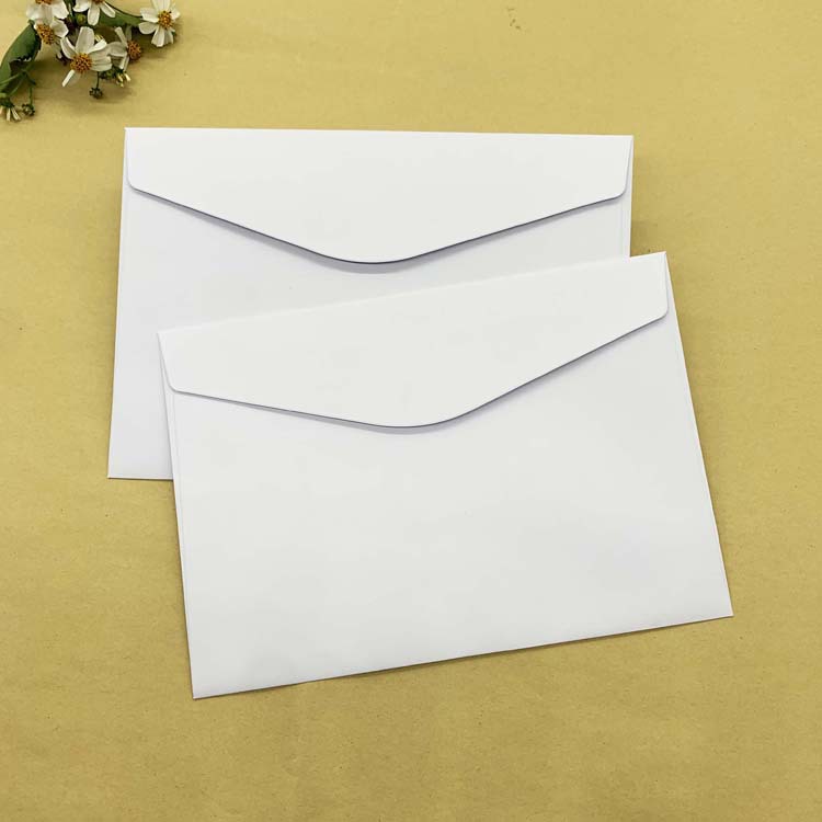 Picture of No.2 Invitation Letter Greeting Card Envelope Bag Printable Company Advertising Thickened Western Envelope White Envelope