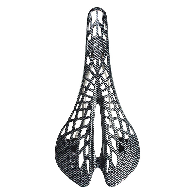 Cross-border Bicycle Carbon Pattern Breathable Saddle Mountain Bike Spider Cushion Bicycle Cycling Road Bike Carbon Fiber Saddle