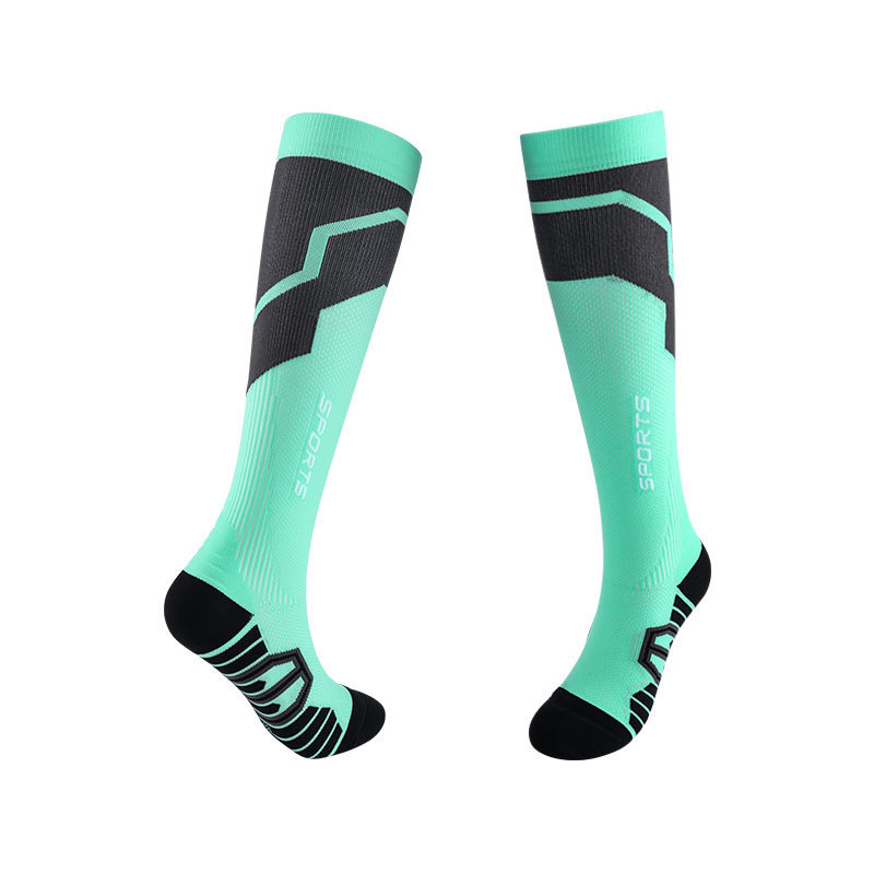 Picture of Autumn and Winter Professional Cycling Socks for Men and Women, Skipping Rope, Running Sports Socks, Slim and Beautiful Leg Pressure Socks, Long Compression Socks