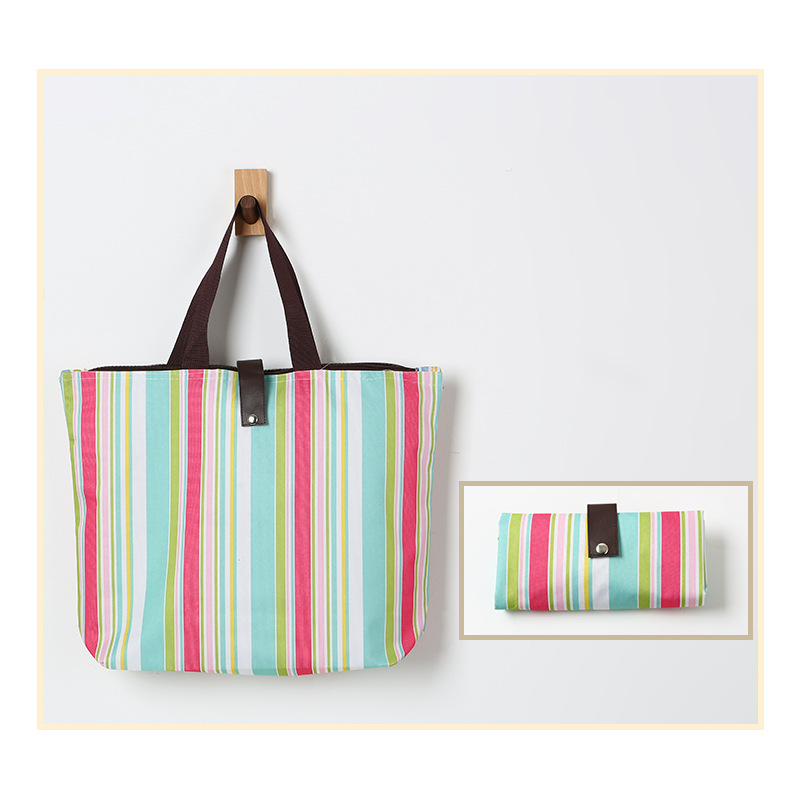 Picture of Oxford Cloth Foldableing Shopping Bag Satchel Shopping Bag Satchel Advertising Environmentally Friendly Foldableable Grocery Shopping Bag Customization