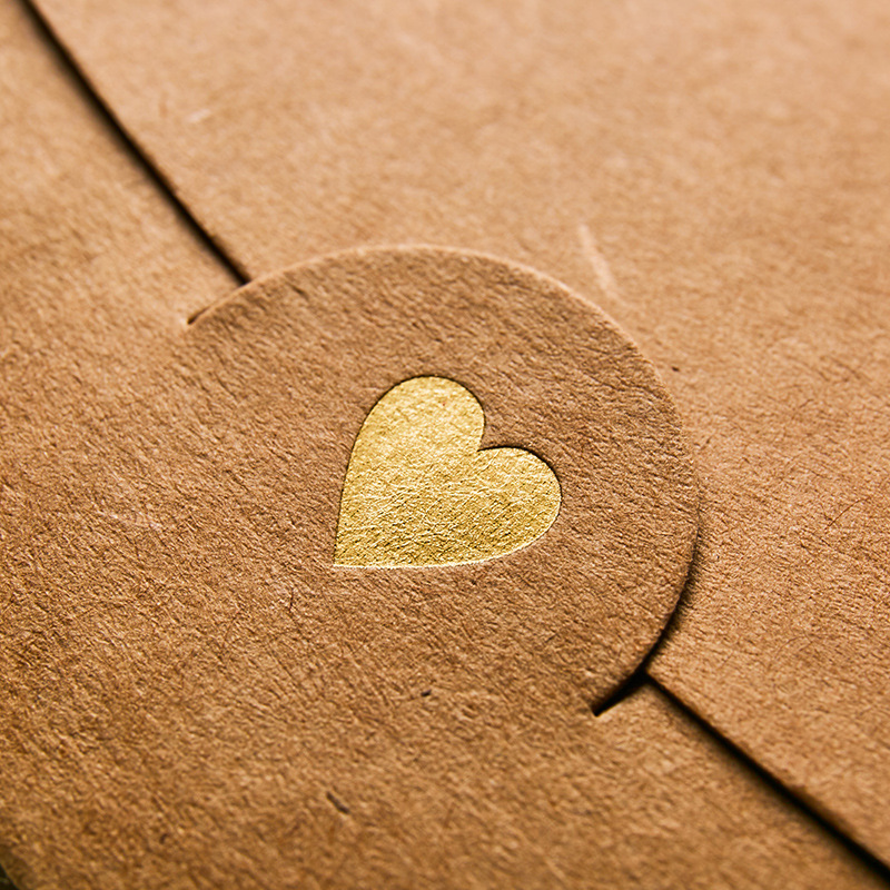 Picture of Small greeting card envelope card sleeve gilded love special paper envelope western color small envelope pearl paper envelope