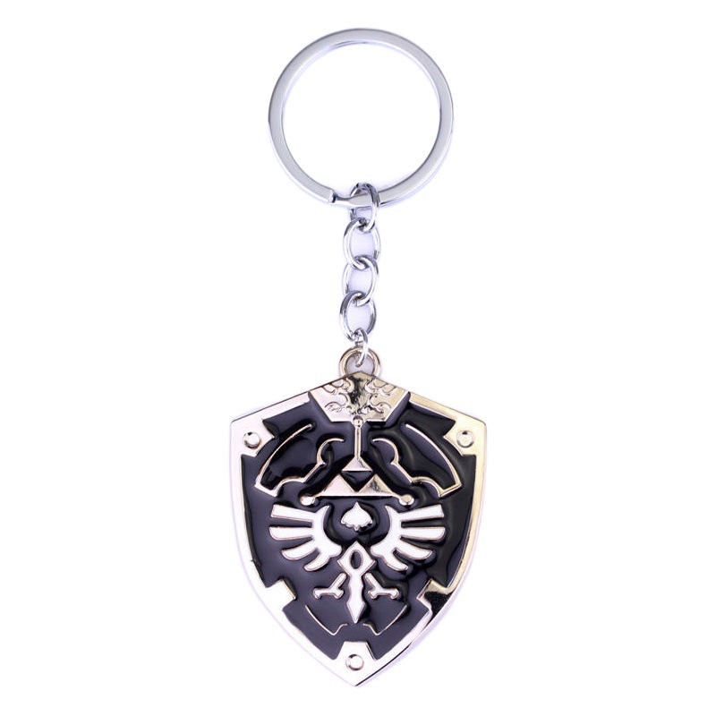 Game Surroundings The Legend of Zelda Triangle Metal Popular Necklace Pendant Key Ring Pendant Keychain Accessories