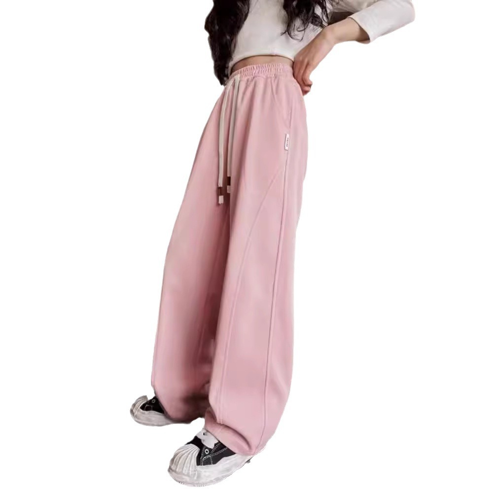 Picture of Girls' Wide Leg Pants Spring and Autumn 2024 New Children's Loose Casual Pants Loose Girls' Autumn Fashion Sports