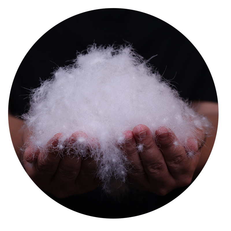 Picture of 90% White Goose down New National Standard Guangjian High Fluffiness Pure White Large Clusters 0.5kg Bulk down Filling Raw Material Wholesale
