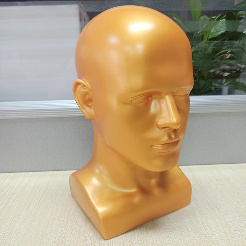 Picture of Wig Model Head Display Hat VR Glasses Men's Dummy Head Shopping Mall Shelf Swimming Goggles Display Model Head Model