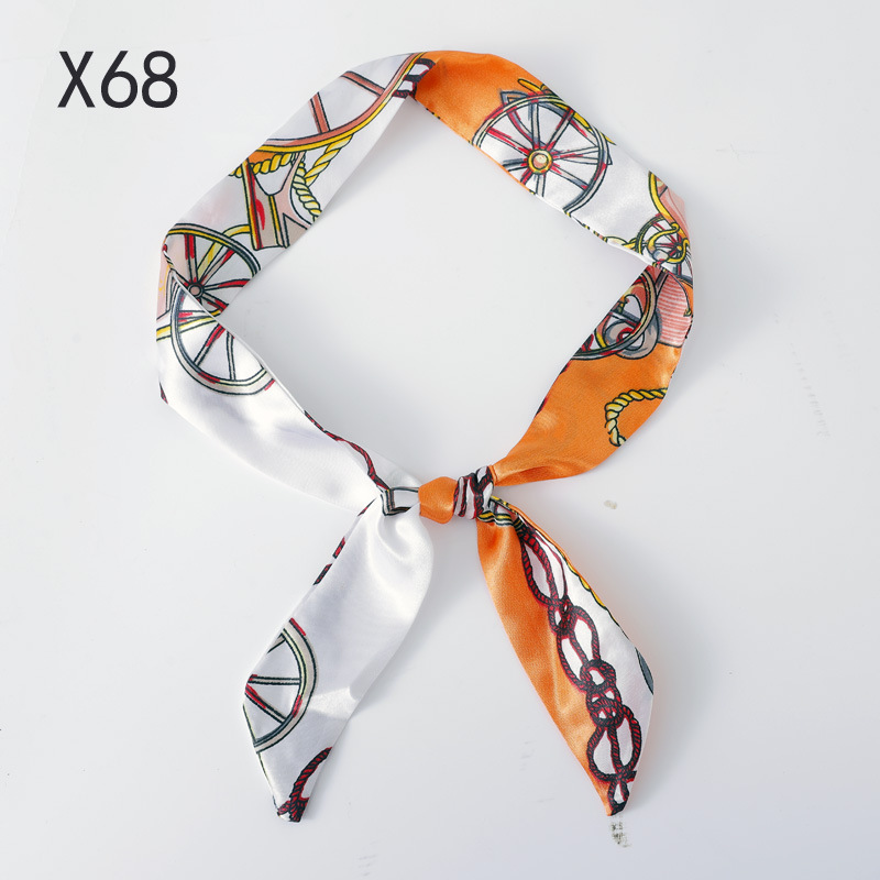 Picture of Gift Box Silk Scarf Straps, Narrow and Long Bags, Silk Scarf, Headband, Streamer Scarf with Decorative Small Silk Scarf Wholesale