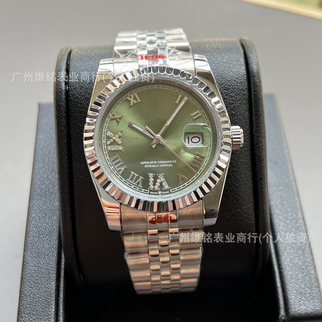 Log Watch Women's Steel Band Quartz Watch Classic Roman Face 69 Diamond Face Luminous Waterproof Watch Women's Danni Road Watch