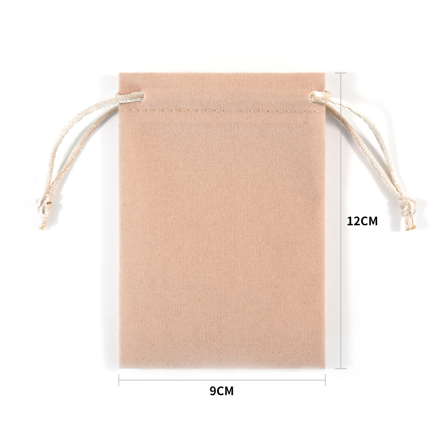 Picture of Factory wholesale simple wind large hair dryer storage bag jewelry dust bag flocking bag