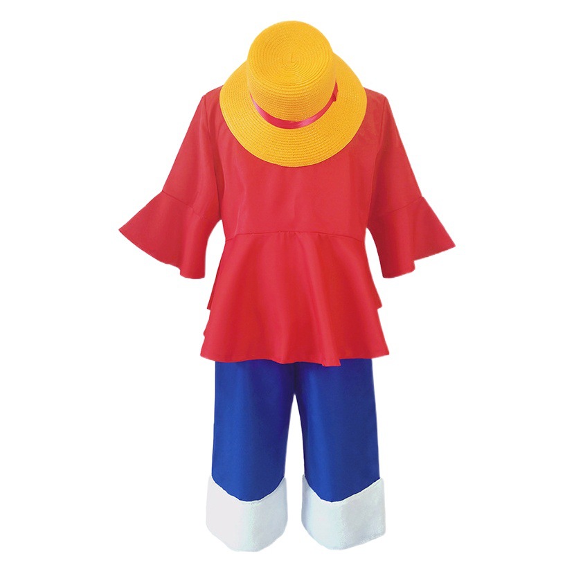 Picture of One Piece King Lufei Clothes Children Two Years Later Second Generation cosplay Clothes Costume King of Navigation Lufei