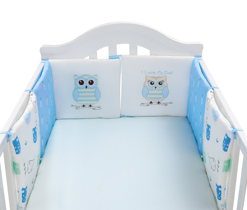 Picture of Source love fairy tale baby bed bedding children bed by owl (blue)