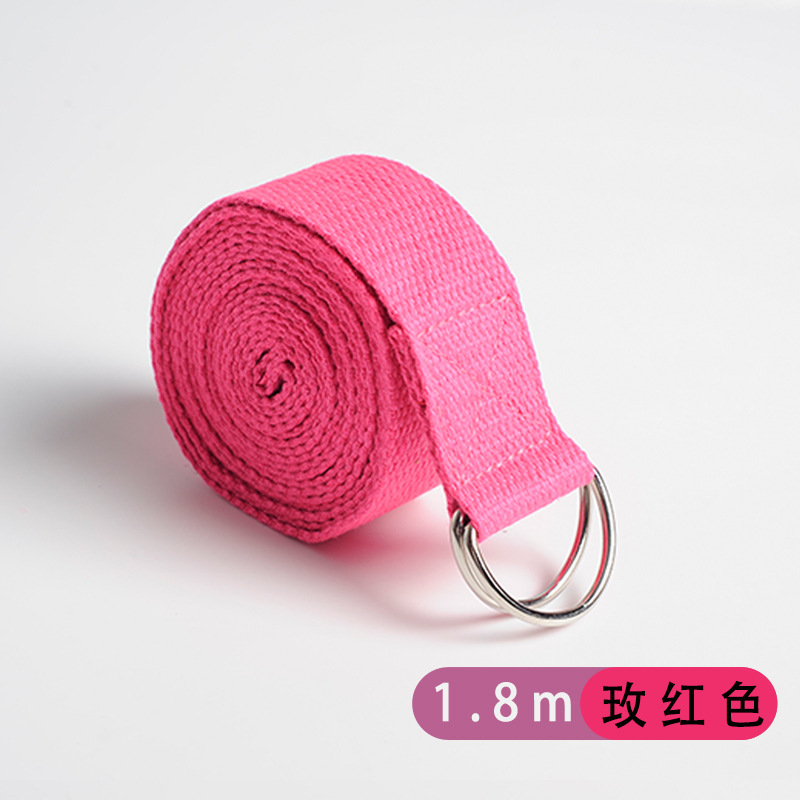Picture of Cross-border Yoga Stretching Belt Yoga Stretching Rope 183 Lengthened Fitness Sports Stretching Special Yoga Accessories
