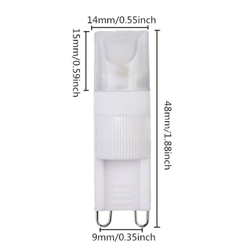 Picture of Small ceramic G9 COB led lamp beads dimmable 110V220V G9 pin 2W LED energy-saving small bulb