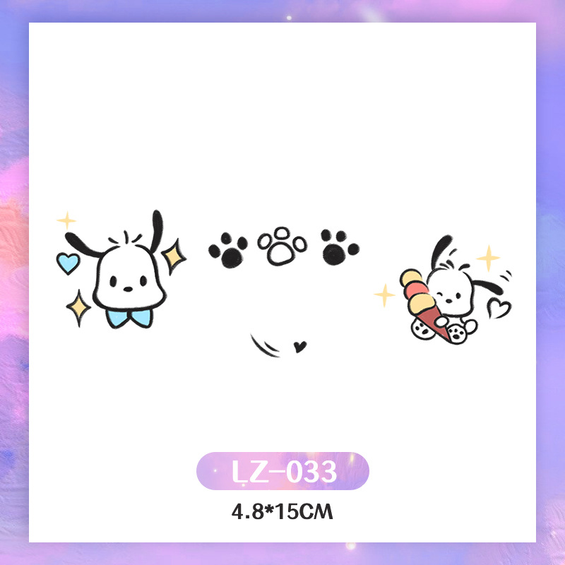Picture of New Year's Day girl cute face makeup New year new year Creative face stickers love blush cute makeup stickers tattoo stickers