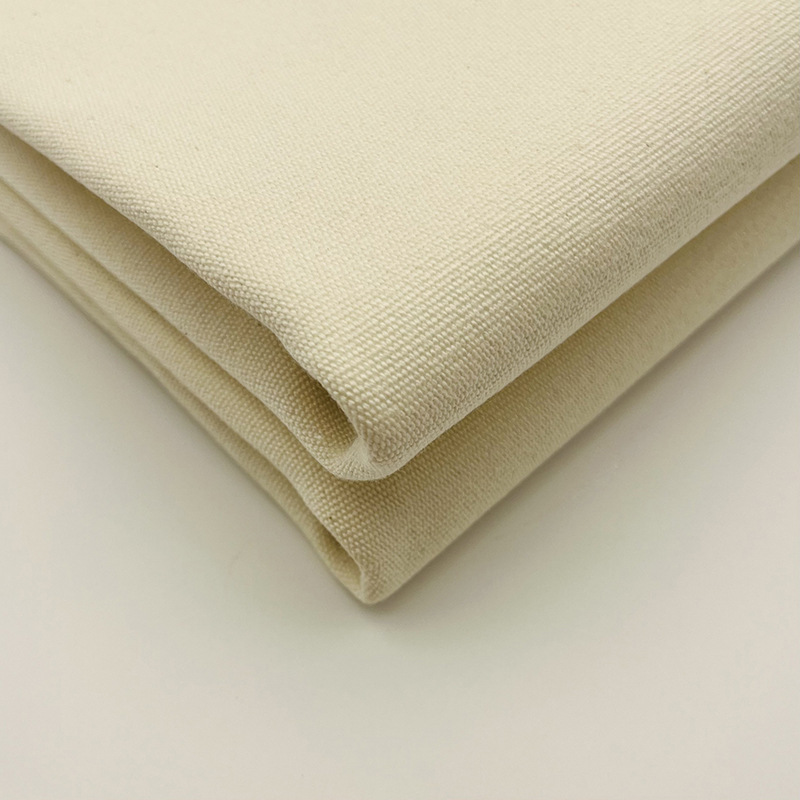 Picture of Wholesale White Plain Cloth 600g Polyester-Cotton Blended Fabric Clothing Shoes and Hats Tie-Dye Tuoran White Cotton Polyester-Cotton Canvas Fabric