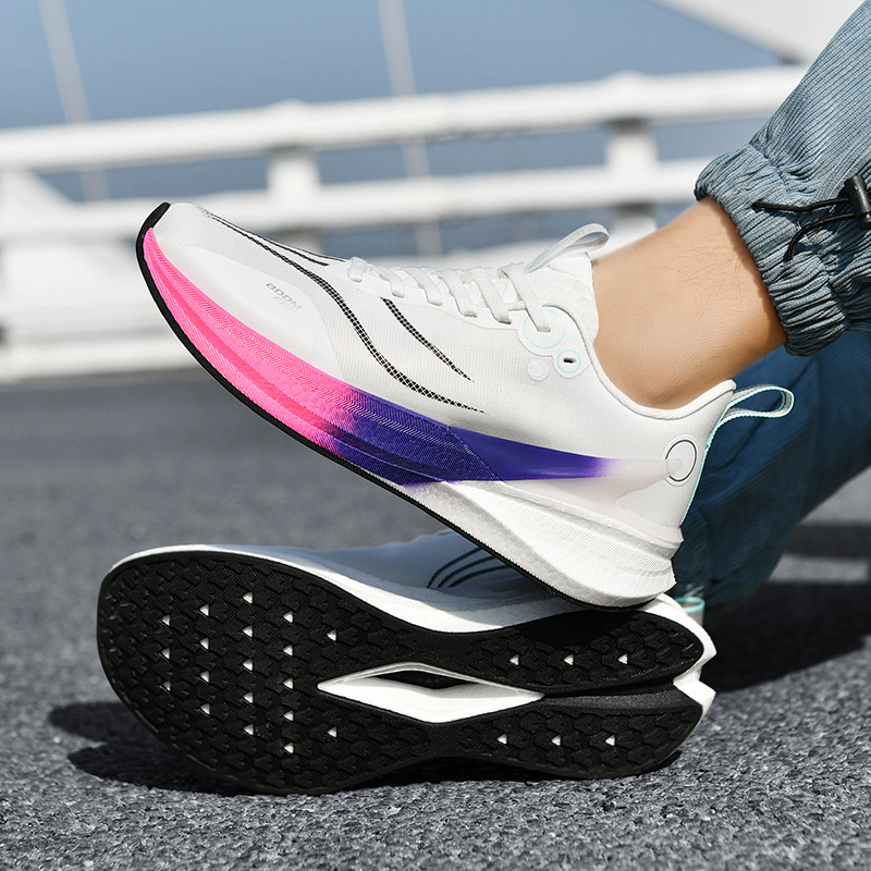 Chitu 8Pro Running Shoes for Men and Women, Carbon Plate Real Explosion Shock-Absorbing Rebound Sports Shoes, Men's Shoes, Student Lightweight Physical Test Shoes