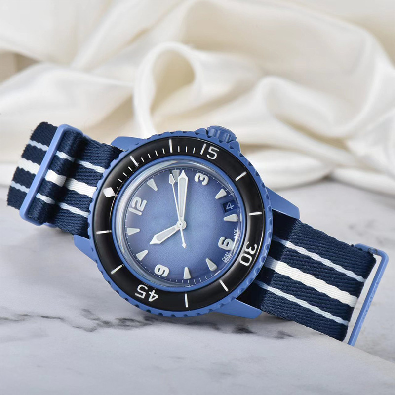 Picture of 2025 New Fashion Sports Ceramic Back Transparent Bottom Baojia Customized Quartz Watch Manufacturer Wholesale