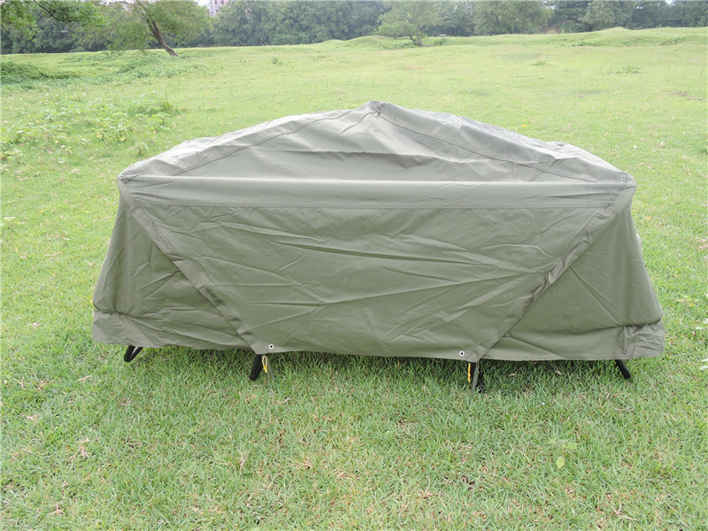 Picture of Outdoor camping tent thickened Oxford cloth warm off-ground tent single double fishing off-ground tent