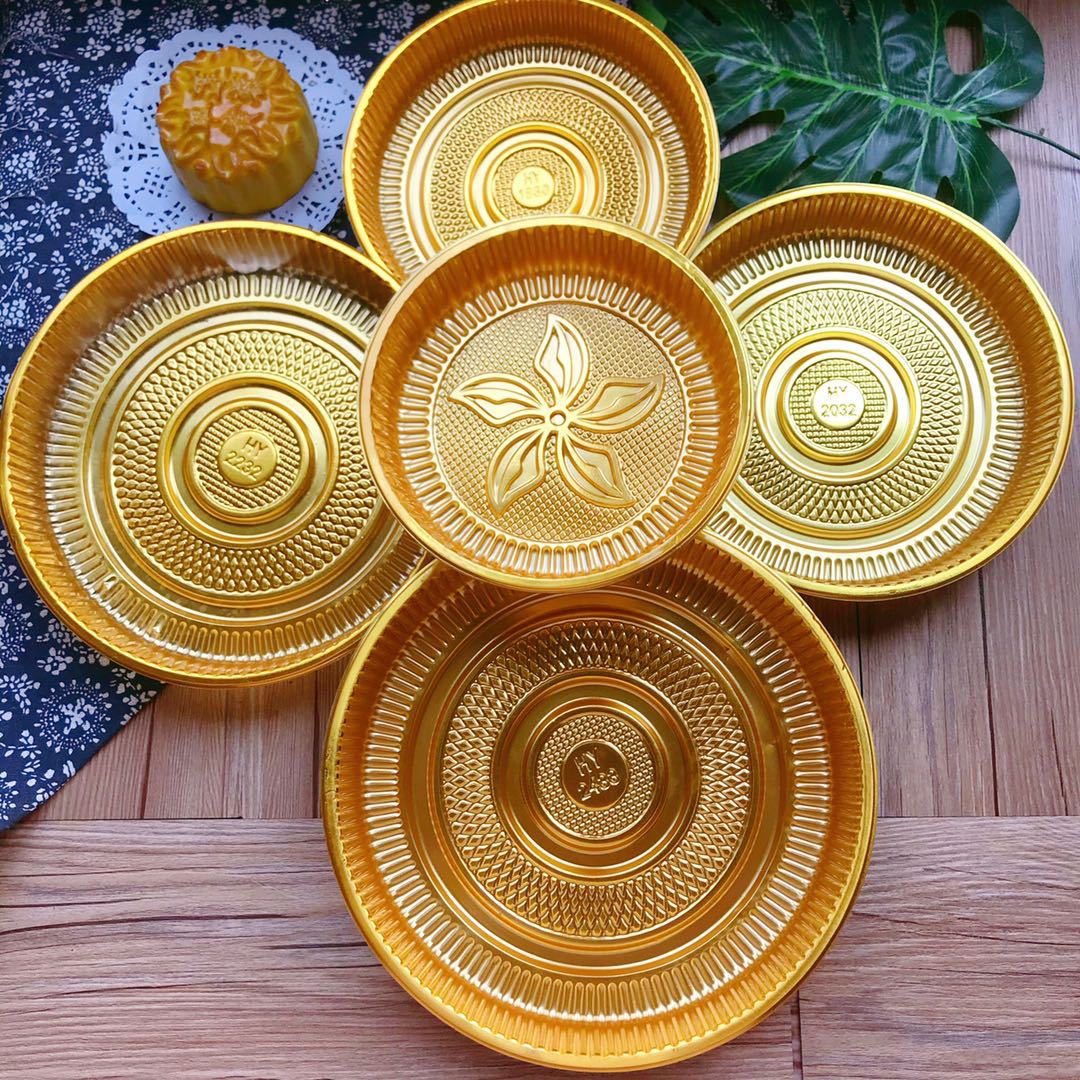 Large round 500g 1000g moon cake tray 1kg 2kg 5kg big cake tray