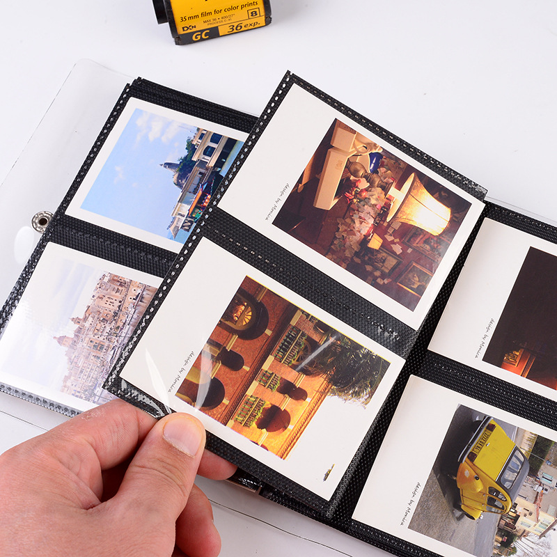 Picture of Wholesale supply of light and shadow series loose-leaf PP photo album album movie ticket storage postcard 3 inch 5 inch