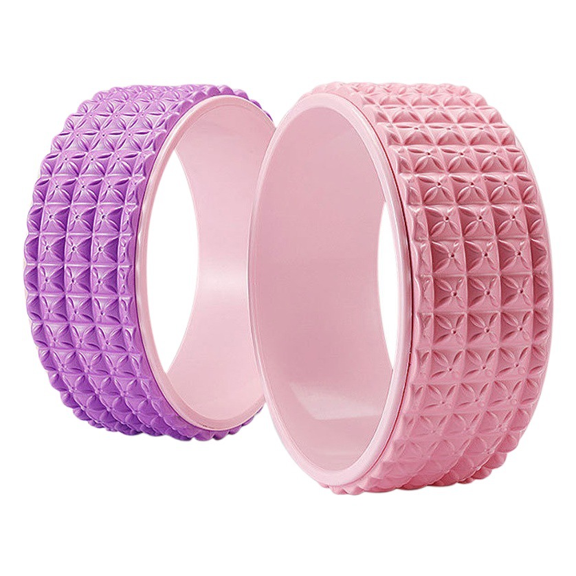 Yoga Wheel Auxiliary Open Back Yoga Equipment Beginners Lower Waist Bend Artifact pu Home 3D Massage Pilates Ring