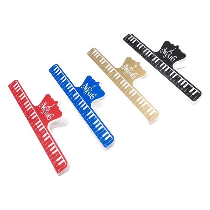 Neutral Large Music Score Clip Piano Violin Guitar Playing Music Stand Fixed Clip Multi-Color Musical Instrument Accessories
