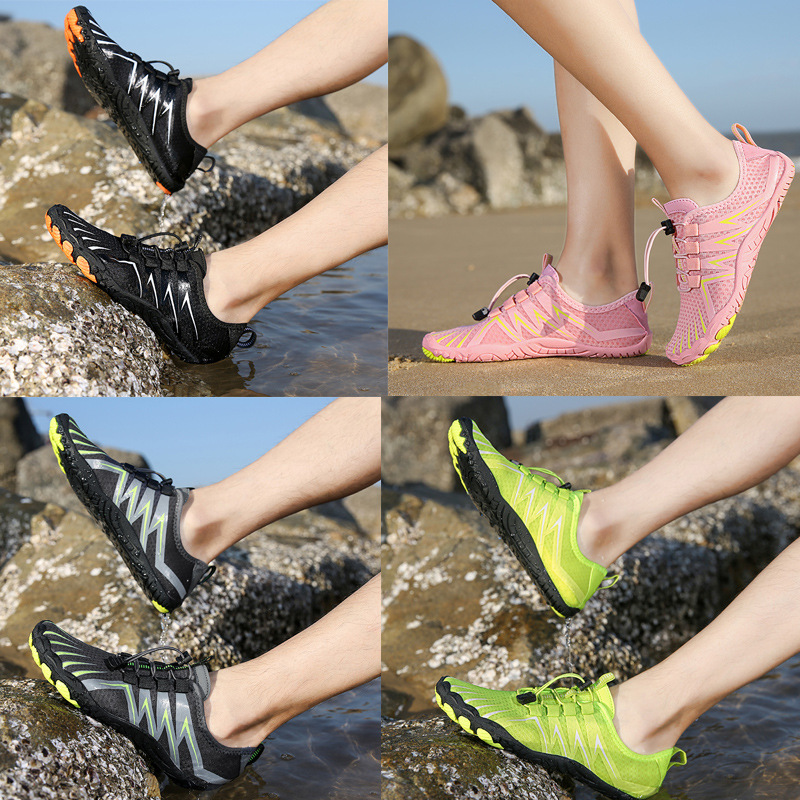 Cross-border Outdoor Barefoot Shuoxi Shoes Men's Quick-drying Hiking Shoes Breathable Non-slip Wading Shoes Women's Fishing Beach Swimming Shoes