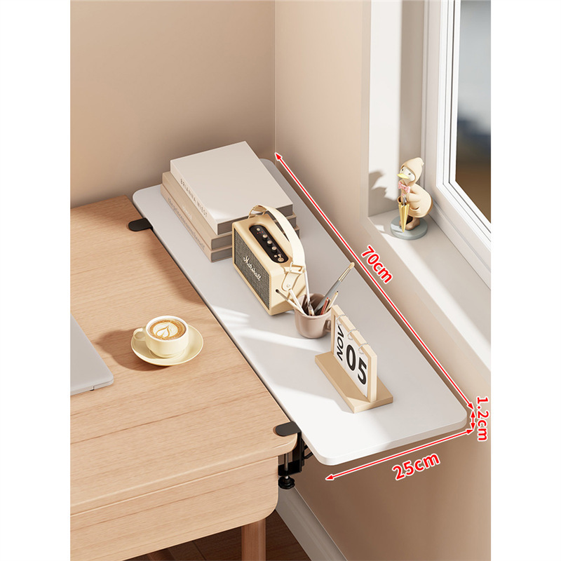 Picture of Desktop extension board, punching-free gap extension, expansion, computer desk hand rest, folding, lengthening, and widening panel