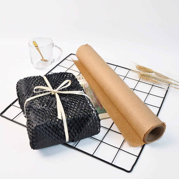 Picture of Manufacturers in stock White Honeycomb Paper Kraft Paper Glass Cosmetic Cushioning Shockproof Packaging Honeycomb Cushioning Paper