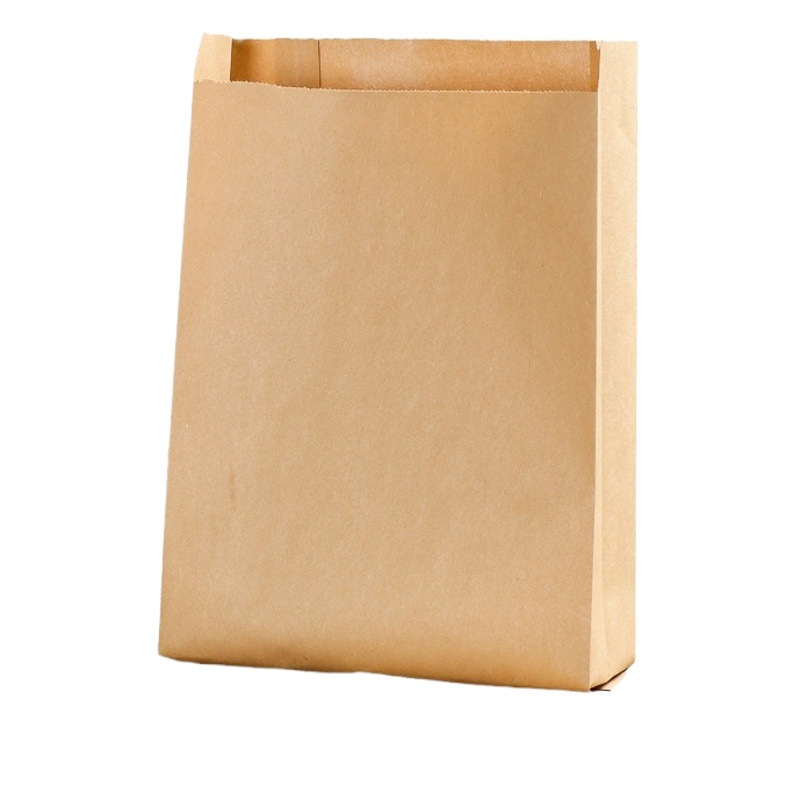 Organ bag thickened disposable snack oil-proof Kraft paper bag insulation takeaway roll foil aluminum foil barbecue bag