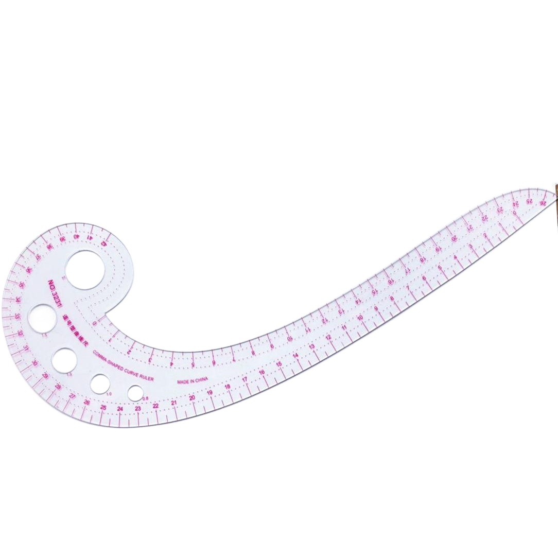 Comma ruler curve Ruler 6-foot multi-function proofing ruler garment design cutting plate making tool