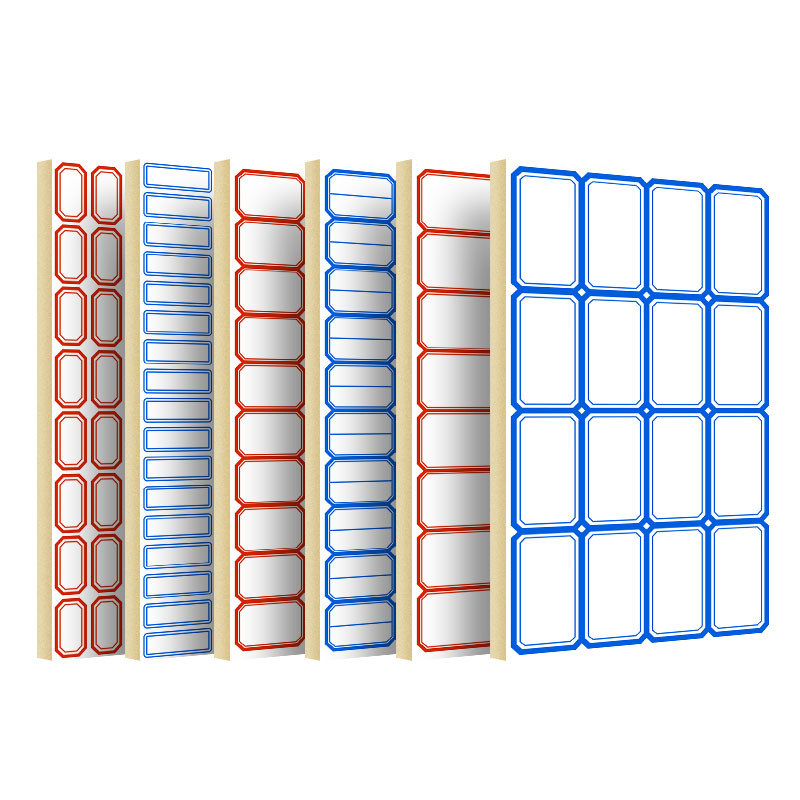 Picture of Office self-adhesive label paper wholesale 68 handwritten label sticker classification Price name sticker mouth paper