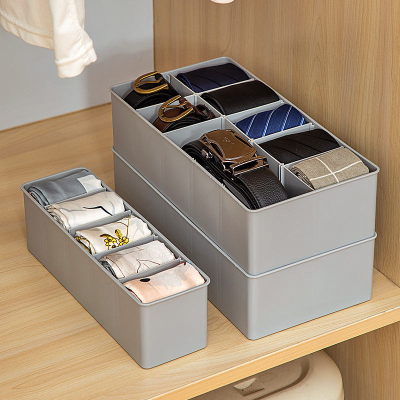 Deck Storage Box Belt Tie Household Wardrobe Drawer Underwear Underwear Underwear Socks Arrangement Basket