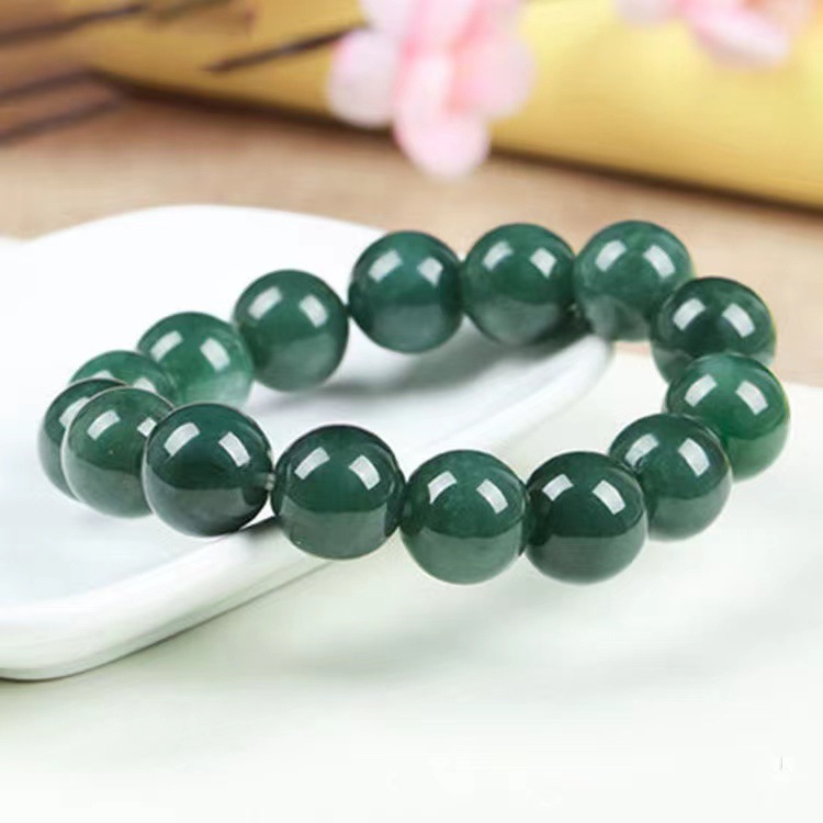 Picture of Jiyu Natural Jade Bracelet Oil Green Bracelet Myanmar Jade Jewelry Factory Live FC2120588