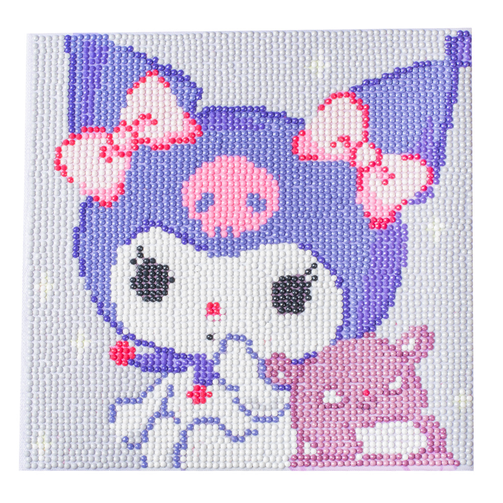 Picture of Original God New Diamond painting children student diy handmade diamond material package with frame Cartoon Cartoon educational toys