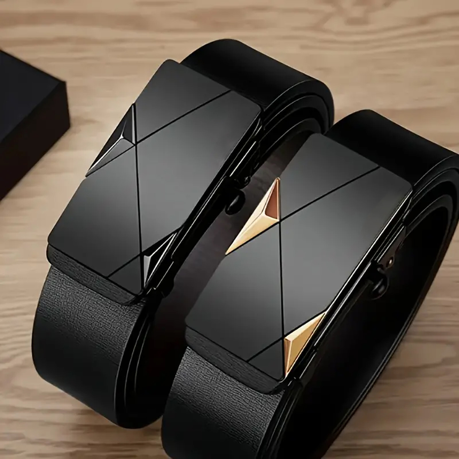 Cross-border Explosions Toothless Inner Wear Belt Casual Fashion Simple Automatic Buckle Belt Youth Personalized Trouser Belt