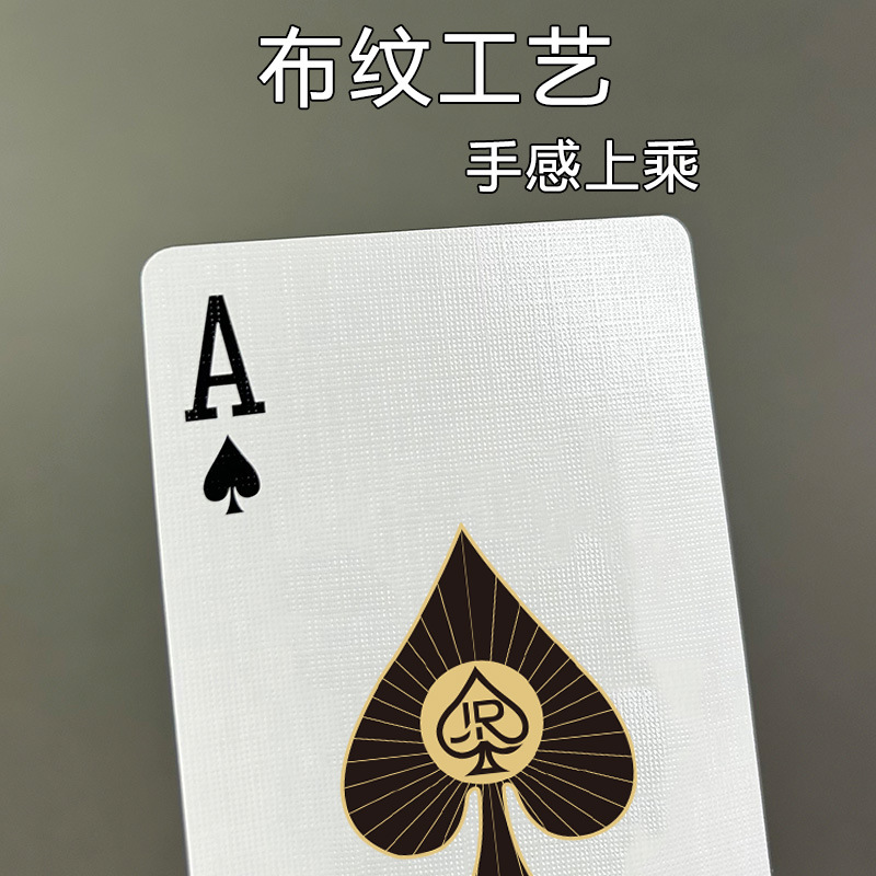 Picture of Egg special poker cards full box wholesale 100 pairs of high-end egg blue core cloth paper high quality big word cards