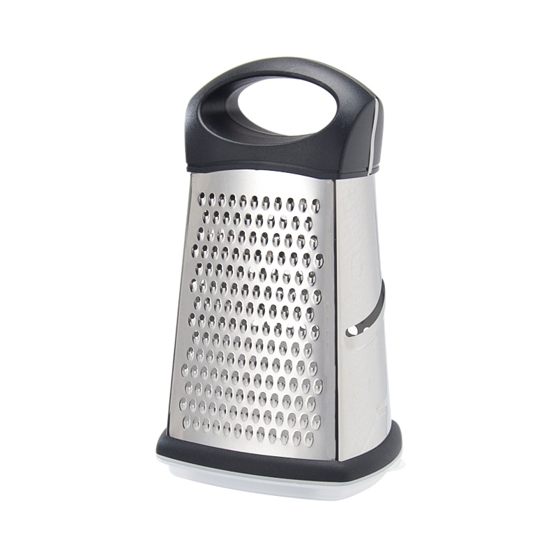 Picture of Stainless Steel Vegetable Grater Arc Four-sided Planer with Box Planer Kitchen Gadget Filer Potato Slicer