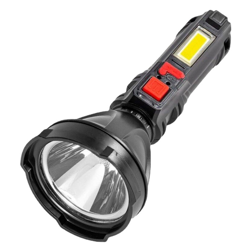 ABS flashlight 830COB flash super bright LED rechargeable home outdoor long-range super bright flashlight