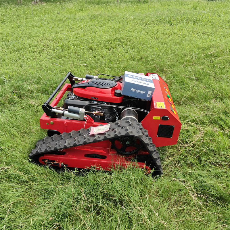 Lawn remote control electric small lawn mower self-propelled orchard lawn mower crawler