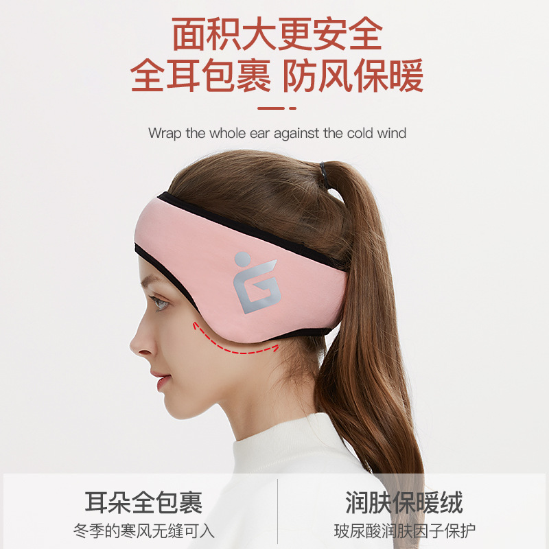 Picture of Autumn and winter warm earmuffs sports ear protection hair band plush windproof cold-proof earmuffs ear cover ear bag for men and women DEZ26