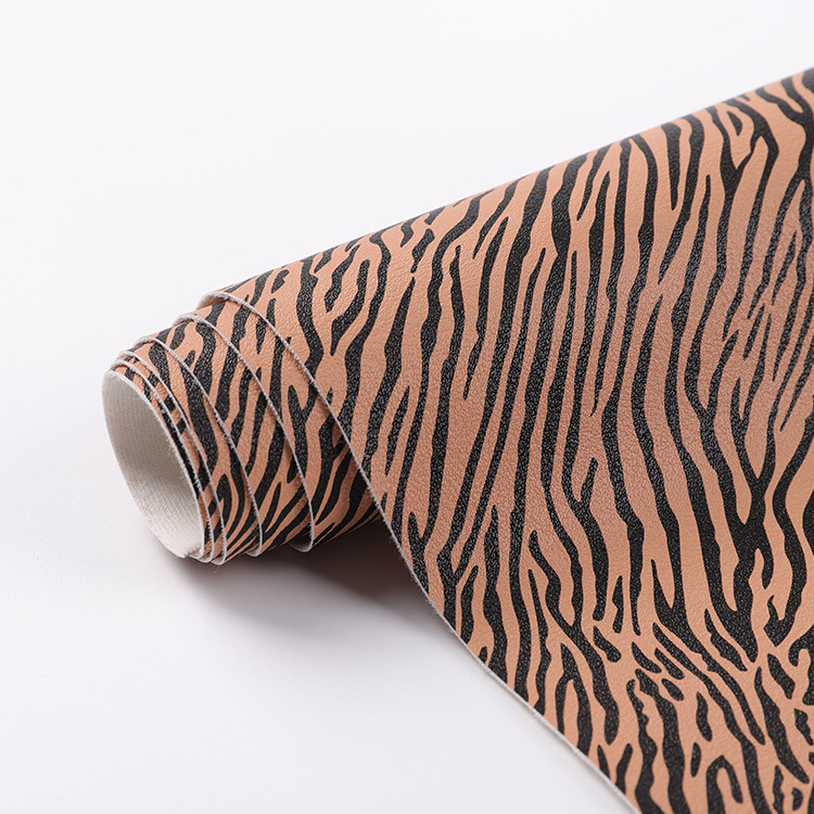 Picture of Leopard Zebra PVC Printed Leather 0.7 Thick Animal Print Pattern Tote Bag Bag Accessories