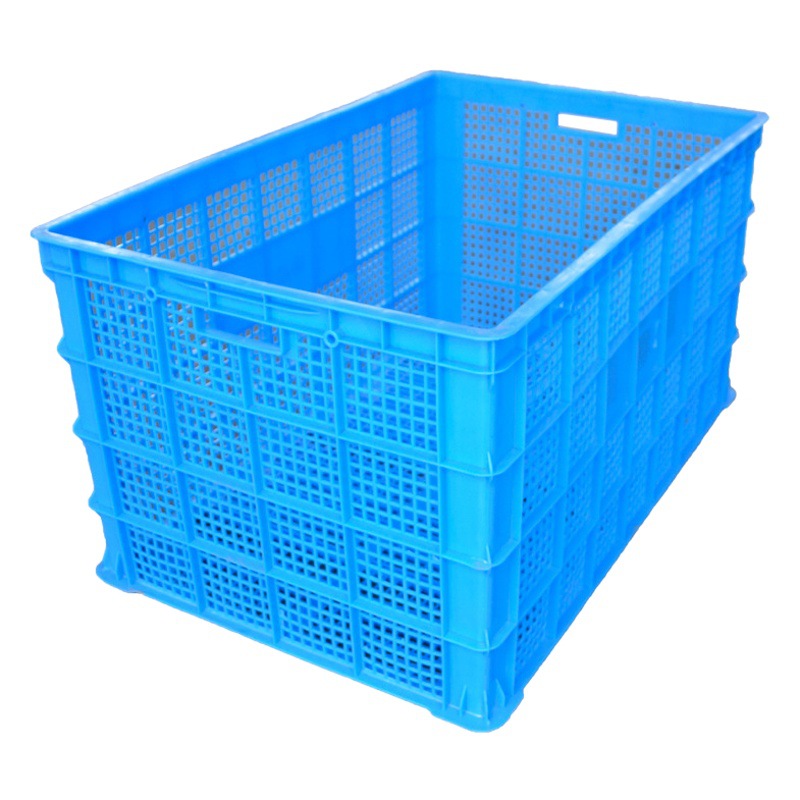 Taizhou Fruit Plastic Crate Rectangular Thickened Stackable 1m Frame Warehouse Transfer Turnover Crate Turnover Box