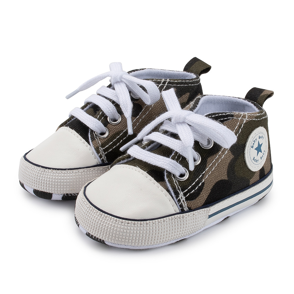 Picture of Amazon popular baby shoes baby shoes classic canvas shoes children's shoes soft bottom toddler shoes baby shoes