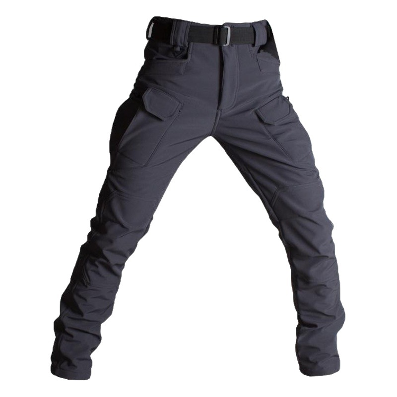 Picture of Archon IX7 Shell Casual Pants Men's Tooling Fleece Soft Shell Crane Pants Pants Outdoor Pants fleece-lined Warm and Waterproof