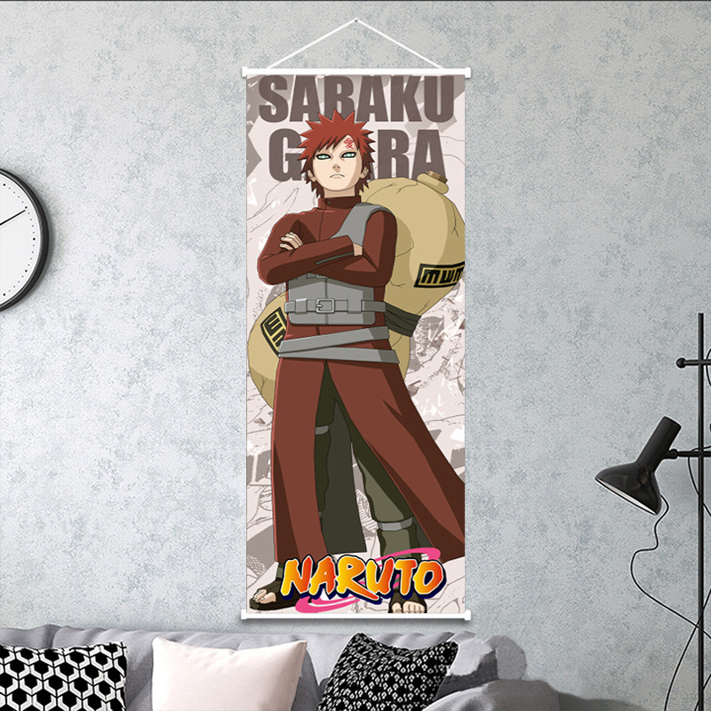 Picture of HY hanging painting cartoon character peach skin velvet scroll cloth painting secondary yuan student gift Wall decorative painting